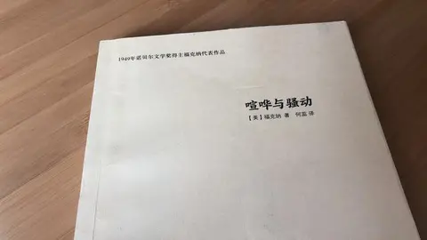 读完这本书，像看一部意识流电影，福克纳《喧哗与骚动》近期最佳