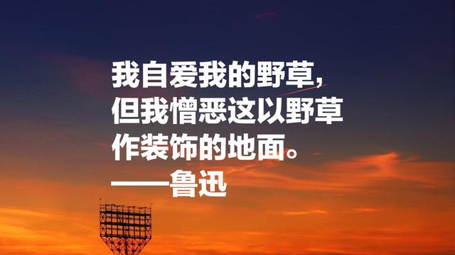 文学家、思想家鲁迅经典名言，充满智慧和哲理，引人深思