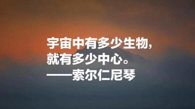 俄罗斯作家索尔仁尼琴名言，句句正义感十足，值得细细品读