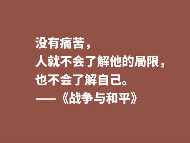 最应该读的书之一，《战争与和平》这格言，浓缩全书的精华