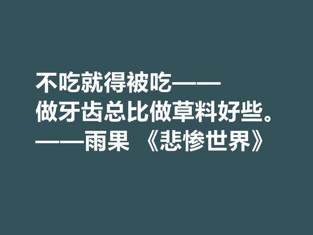 雨果用30年完成的小说，细品《悲惨世界》格言，说尽人生冷暖