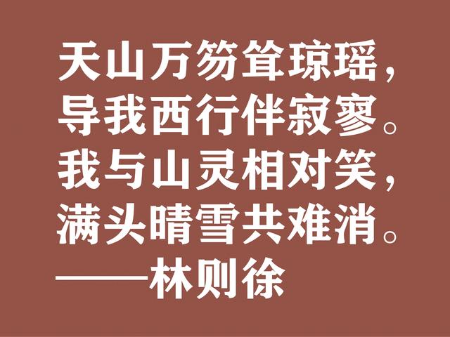 伟大的民族英雄林则徐，他这诗气势磅礴，体现中华民族之霸气