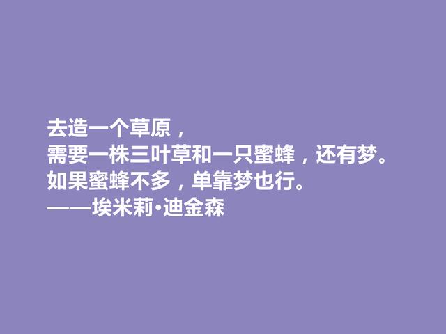 震惊世界的女诗人，艾米丽·迪金森美言，彰显独特个性与魅力