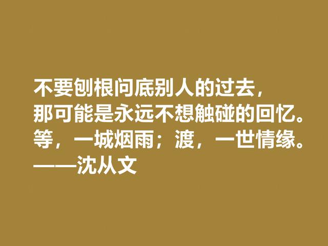 深爱沈从文的小说，细品他格言，文化底蕴深厚，凸显其人生观