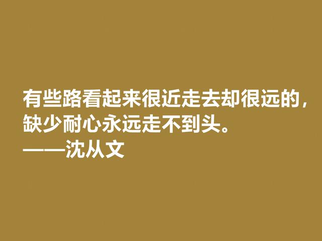 深爱沈从文的小说，细品他格言，文化底蕴深厚，凸显其人生观