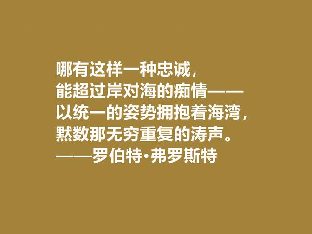 美国诗人罗伯特·弗罗斯特佳话，景物唯美道理深刻，启迪人生