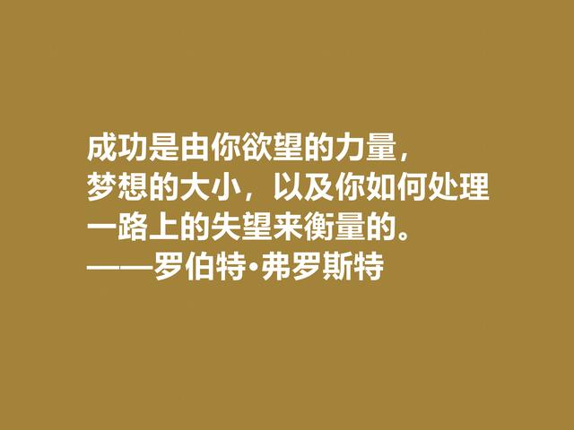 美国诗人罗伯特·弗罗斯特佳话，景物唯美道理深刻，启迪人生