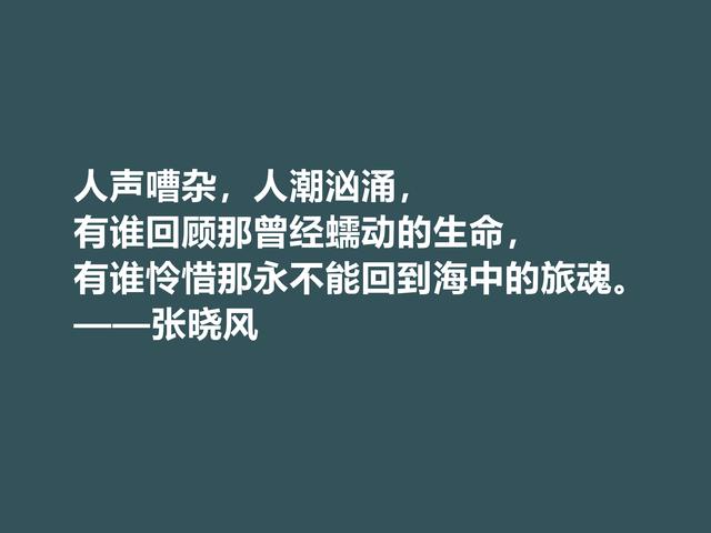 著名女散文家，张晓风格言，句式绚丽多姿，读完让人流连忘返