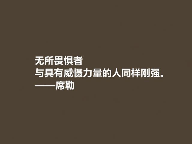 德国大诗人和哲学家，席勒这至理格言，透彻又犀利，建议收藏