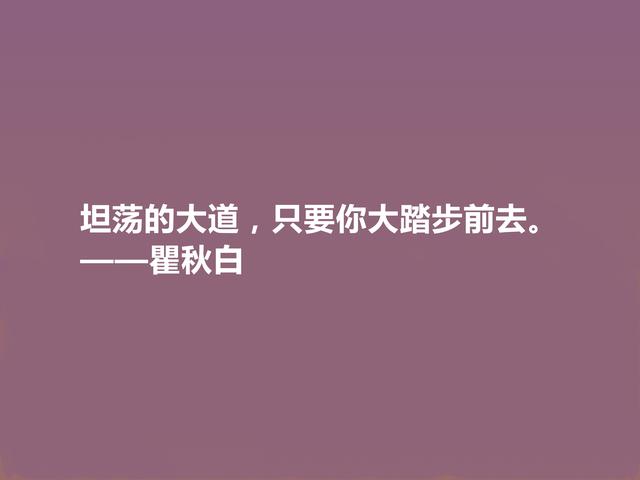 伟大的革命先驱，瞿秋白这格言，充满爱国情怀，让人荡气回肠