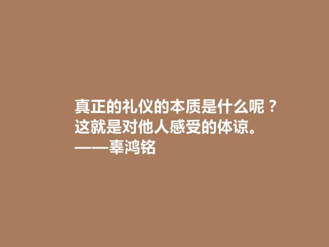 清末怪杰，又极具争议性，辜鸿铭话，体现爱国情怀，值得肯定