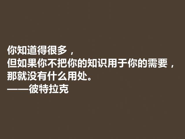 意大利著名诗人，文艺复兴第一人，彼特拉克诗，太回味无穷了