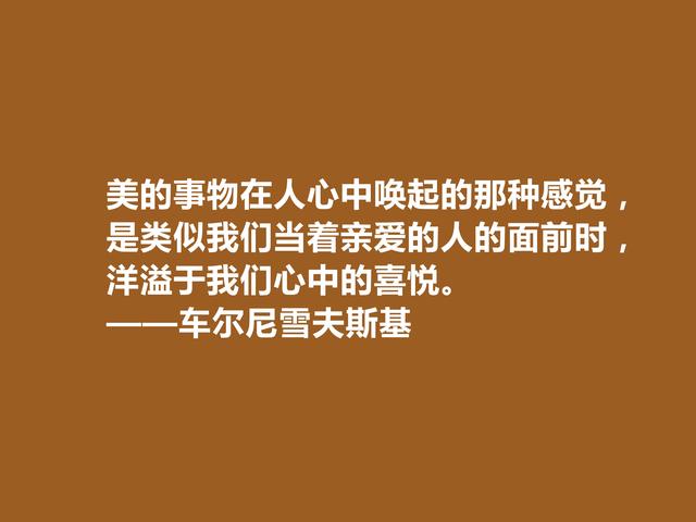 俄国哲学家和作家，车尔尼雪夫斯基话，极具哲学意义