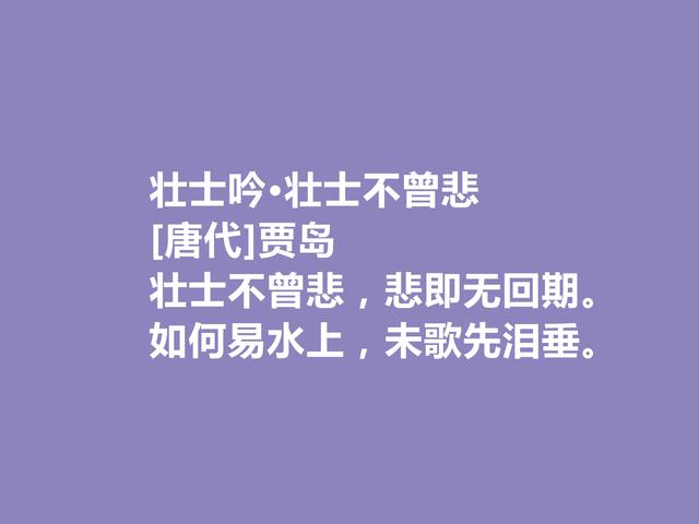 唐朝最刻苦的诗人，因生计出家为僧，贾岛这诗，佛禅理念浓重