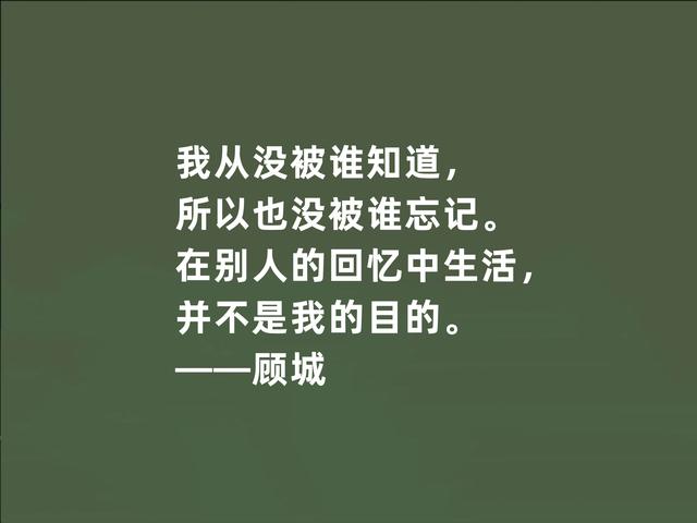 朦胧诗派的代表，一位天才诗人，顾城诗，纯真清澈，充满幻想