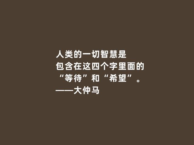 法国通俗小说家，大仲马警句，犀利透彻，具备浓烈的浪漫色彩