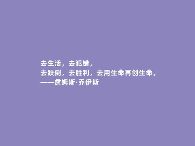 爱尔兰文坛巨匠，乔伊斯格言，批判主义犀利，又暗含流亡意识