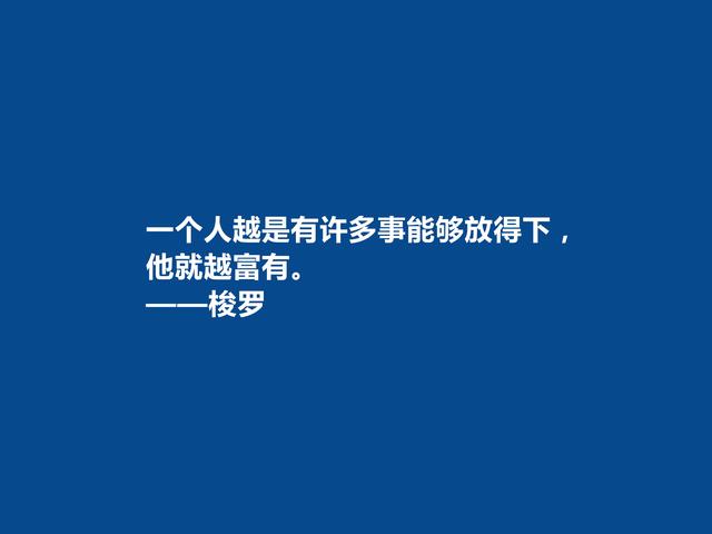 美国伟大作家，梭罗至理格言，哲学意义浓烈，读懂能净化心灵