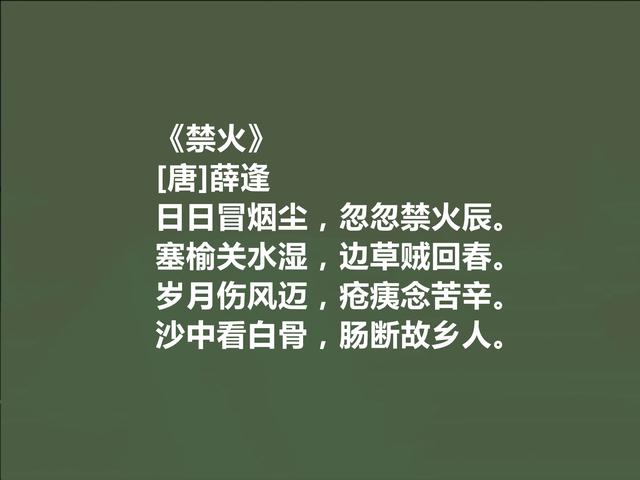 晚唐被低估的诗人，薛逢诗，个性鲜明，感伤色彩浓烈