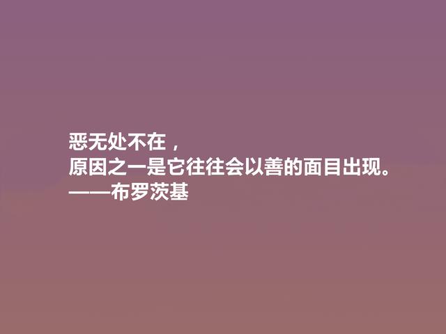 20世纪伟大诗人，布罗茨基诗，悲情色彩浓重，又深含人生道理