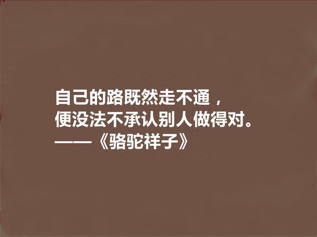 伟大语言大师，老舍名作《骆驼祥子》十句话，京味十足又警示世人