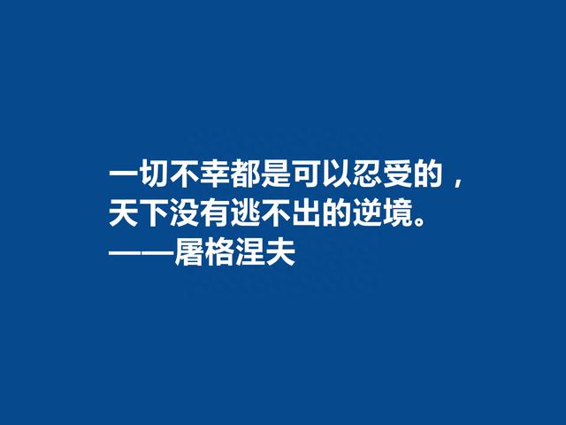 俄国语言大师，屠格涅夫十句格言，极具现实意义，又具备哲学意义